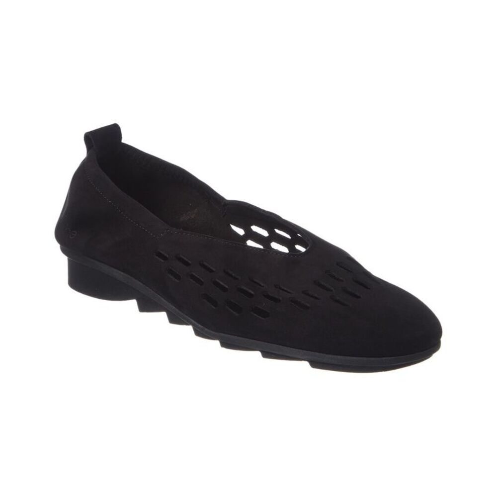 Arche Bibiza Leather Flat, Black